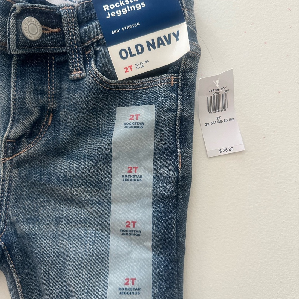 Old Navy girls rockstar leggings. 2t